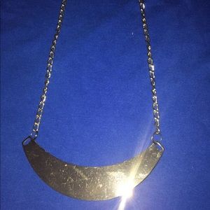 Gold statement necklace